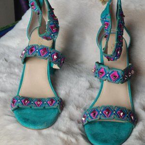 Seafoam Green Boktier GiGi High Heel Sandal